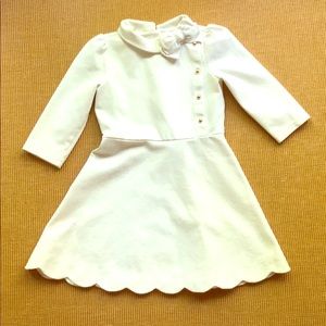 Janie and Jack girl white dress size 8